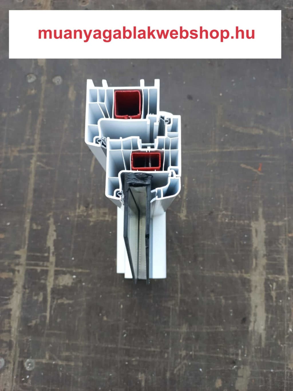 50×50 Nyíló Decco 71 műanyag ablak 2 rétegű üvegezésse - 2. kép